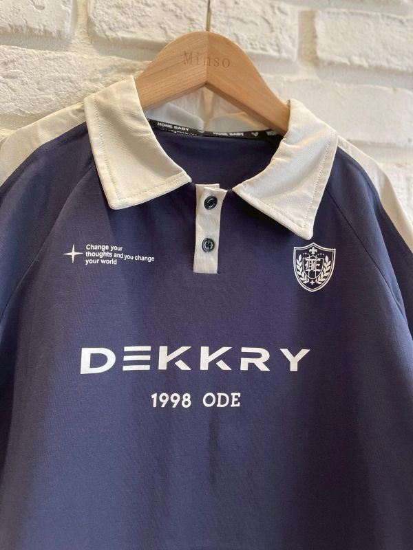 070現貨男童夏款帥帥拚色P0L0上衣尺寸110-150 