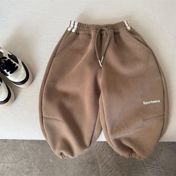 預購冬款男女童加厚束腳運動褲尺寸90-150 