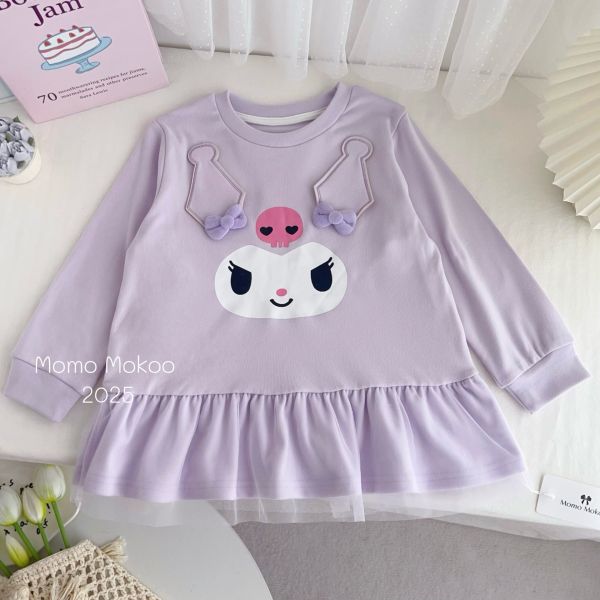 預購秋款女童可愛卡通造型裙尺寸100-140 