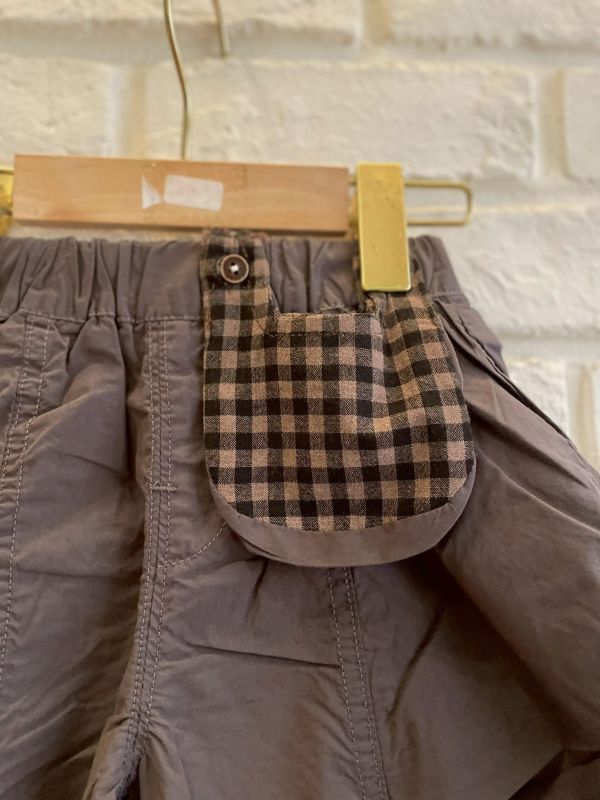 CF611-2現貨男童設計款灰色氣球拼接口袋短褲尺寸90-130 