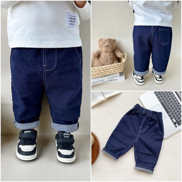 預購秋款男寶百搭牛仔褲尺寸73-120 