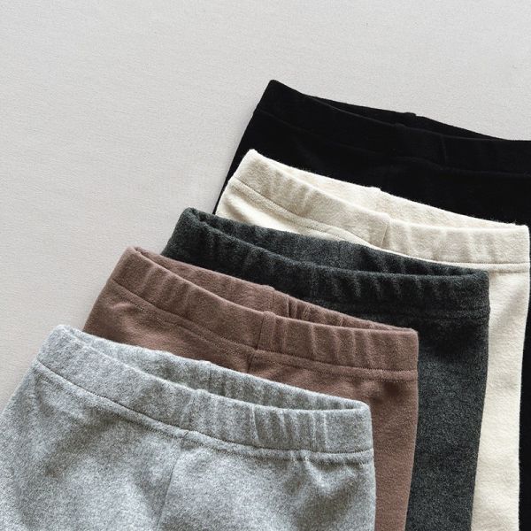 預購秋款男女童磨毛百搭內搭褲尺寸80-130 