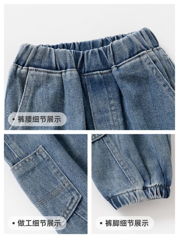 預購秋款男童牛仔褲尺碼90-140 