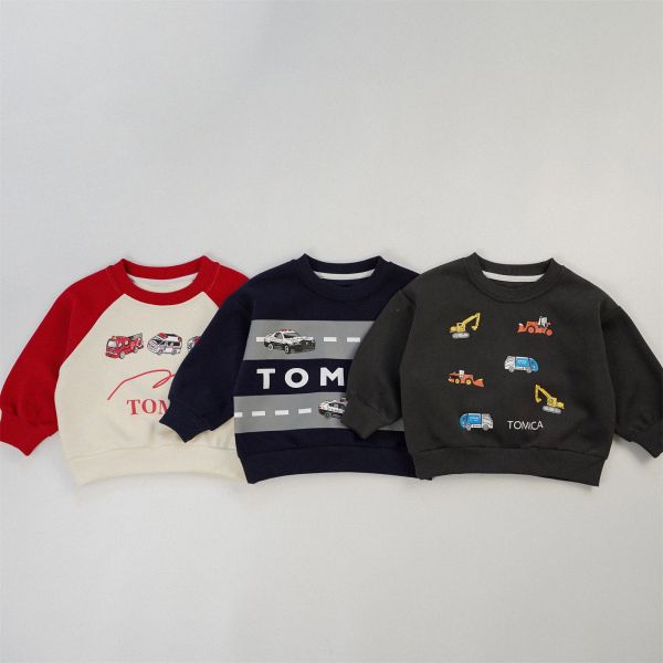 預購秋款男童車車上衣尺寸80-130 