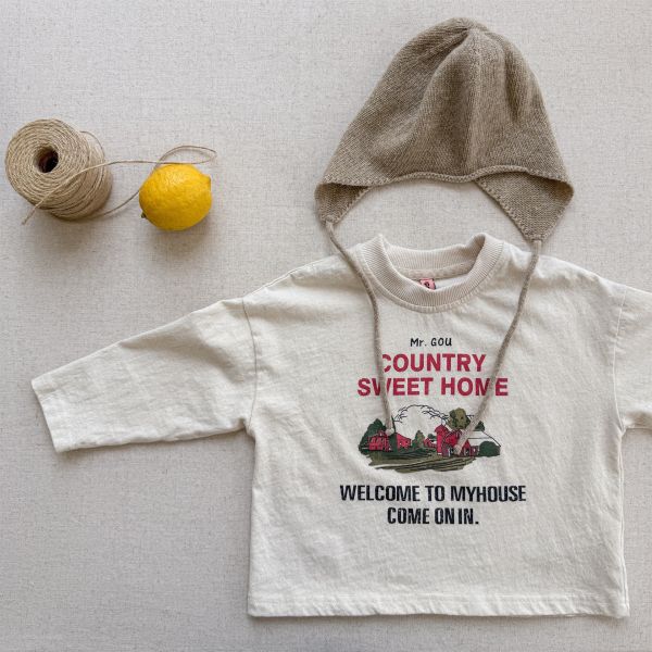 預購秋款男女童小房子百搭上衣尺寸80-130 