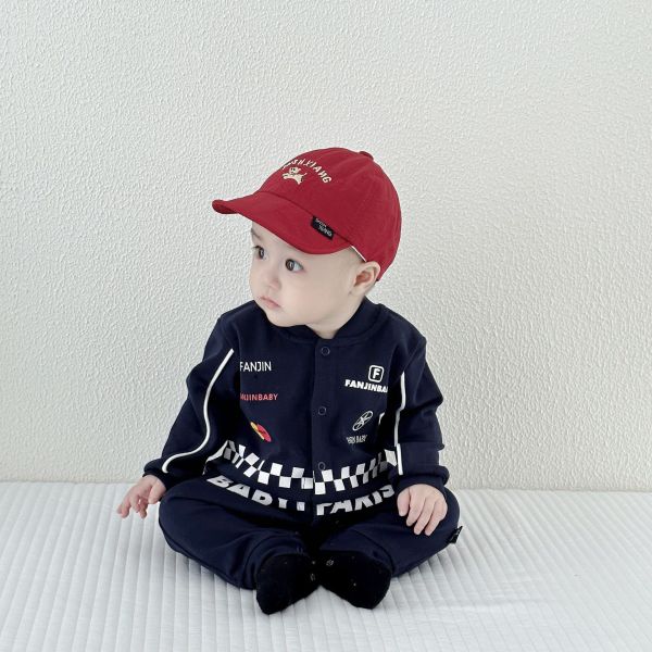 預購秋款男寶帥帥連身衣尺寸73-100 