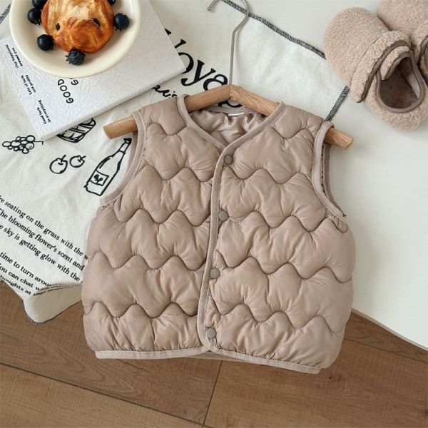 預購秋款男女童羽絨棉背心尺寸90-150 
