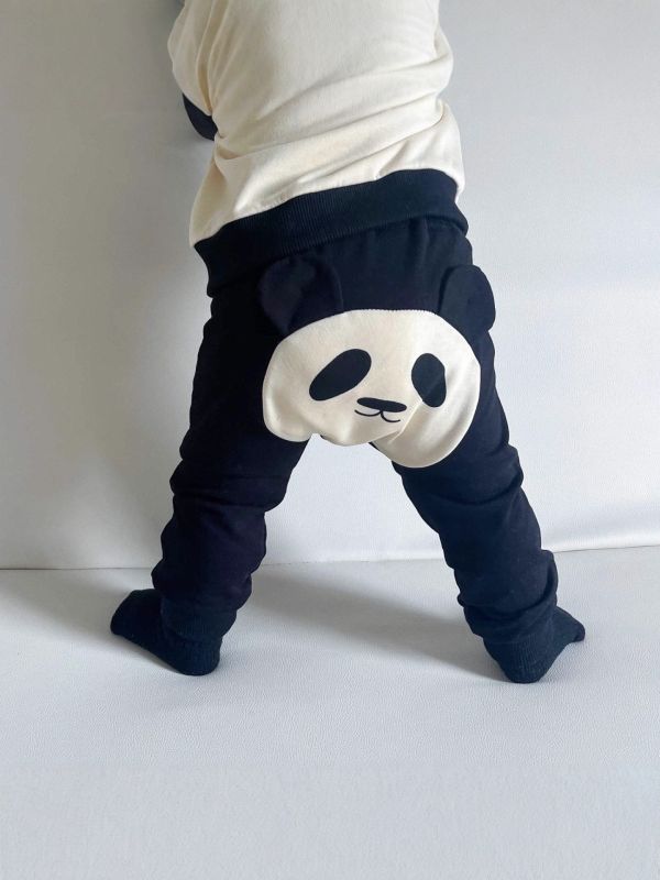 預購夏款男女童熊貓套裝尺寸73-110 