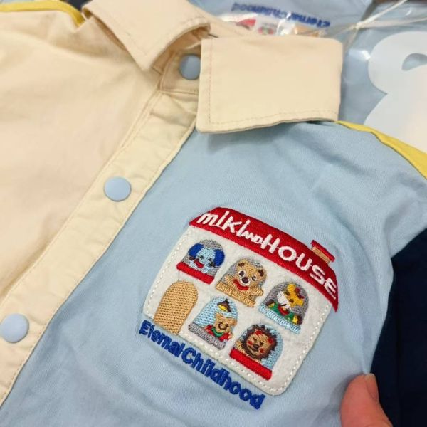 現貨日單男童可愛動物襯衫上衣尺寸90-130 