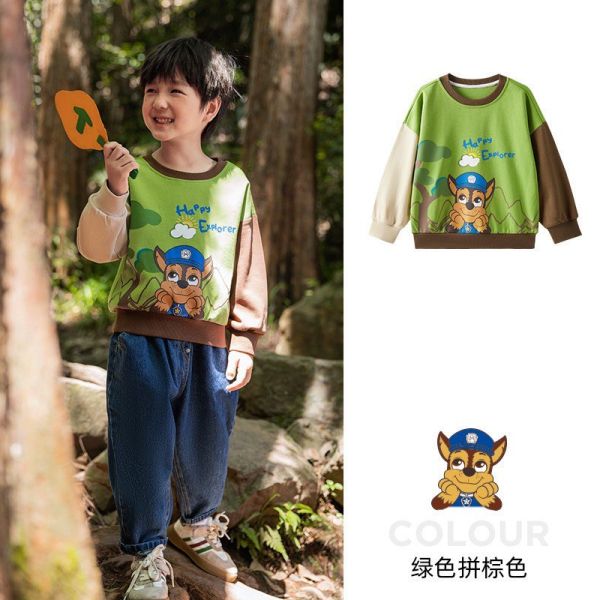預購秋款男女童汪汪隊上衣尺寸105-140 