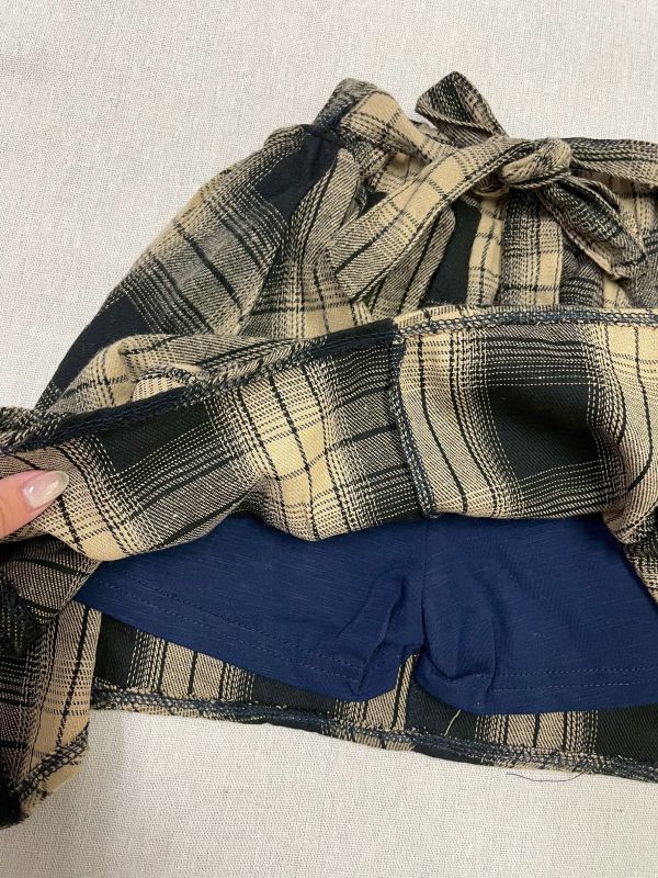 現貨女童不規則褲裙 