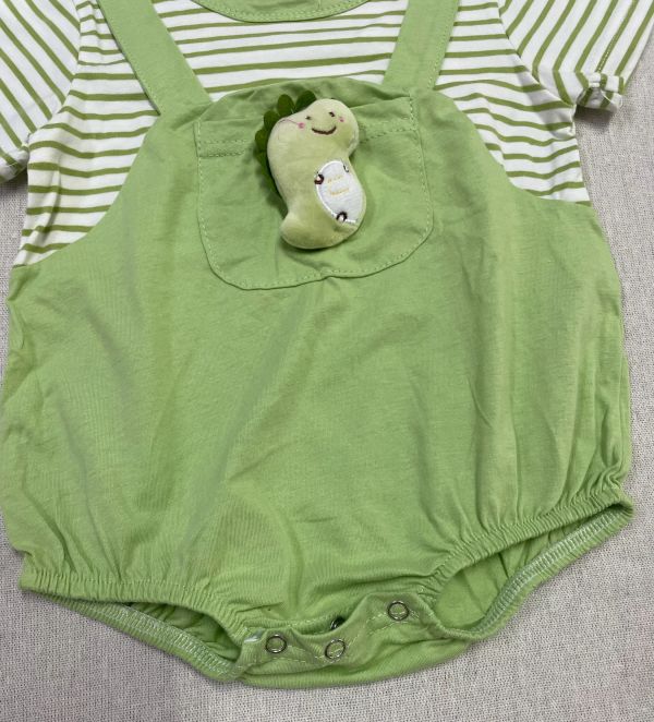 現貨男女寶恐龍假2件式包屁衣 
