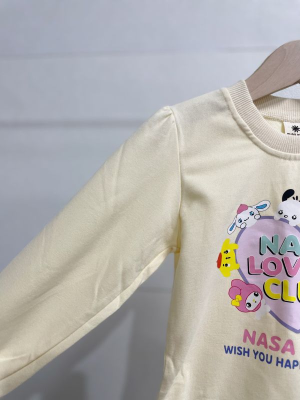 現貨秋款女童可愛卡通上衣尺寸05-17 