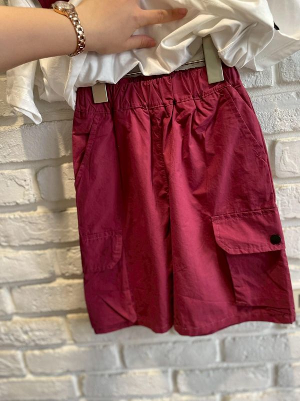 26803-3現貨夏款男童喜氣紅ALO工裝套裝尺110-150 