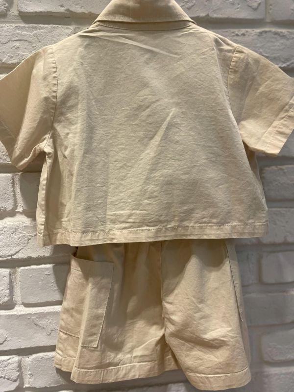 現貨夏款女童字母真三件套裝尺寸90-130 