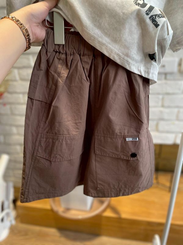 8207現貨夏款男童字母套裝尺110-150 