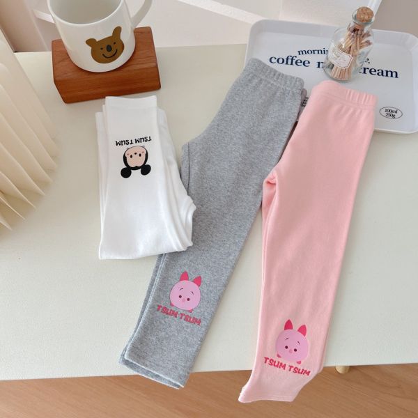 預購秋款女童卡通內搭褲尺寸90-150 