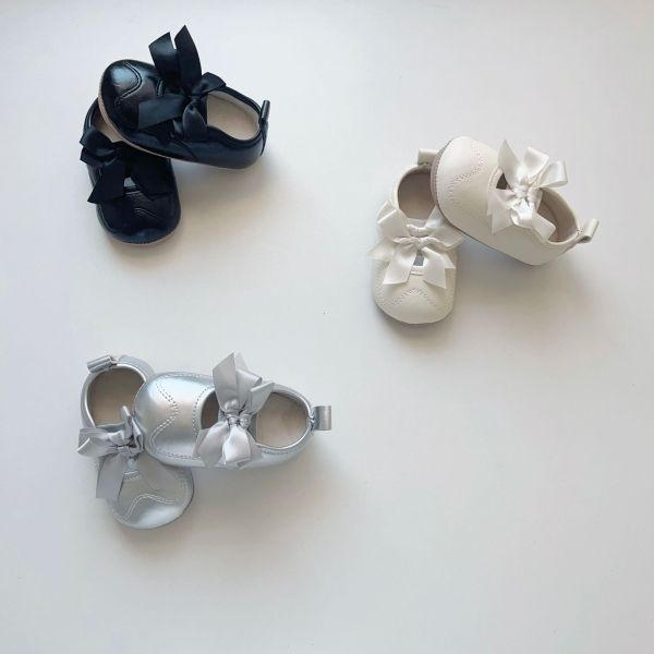 預購秋款女寶可愛蝴蝶結學步鞋 