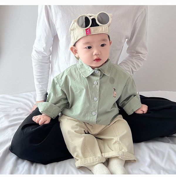 預購秋款男寶小馬套裝尺寸66-100 