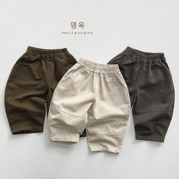 預購秋款男童休閒百搭長褲尺寸80-130 