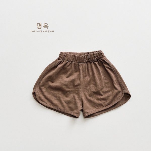 【預購】夏款--夏款男女童竹節棉褲 