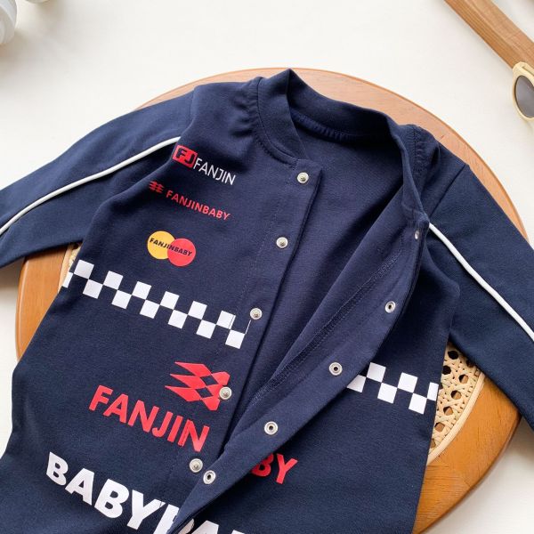 預購秋款男寶帥帥連身衣尺寸73-100 