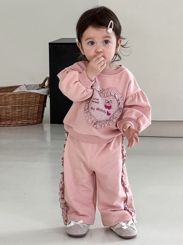 預購女童兔兔大耳朵套裝尺寸73-120 