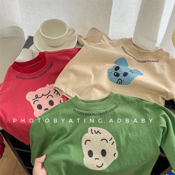 預購秋款男女童原田上衣尺寸80-130 