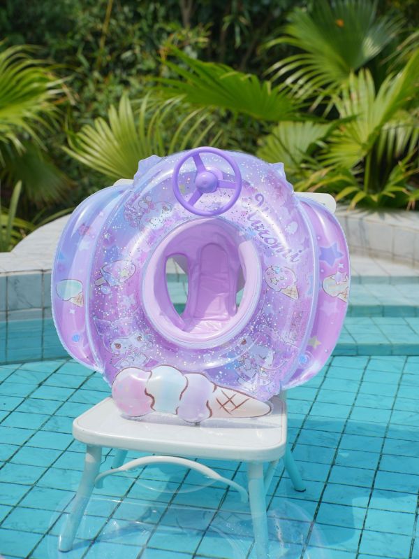 預購男女童夏天必備三麗鷗卡通座圈 