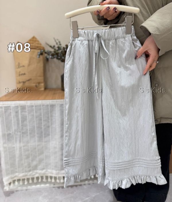 現貨夏款女童日系涼感清涼9分褲尺寸110-160 
