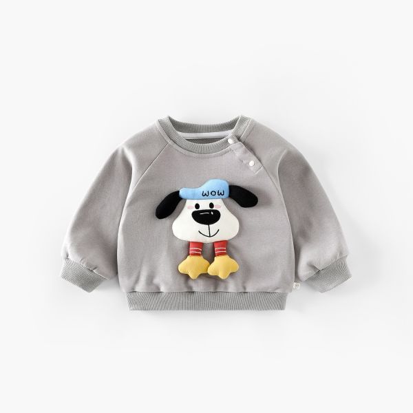 預購秋款男女童可愛立體狗狗玩偶套裝尺寸73-120 