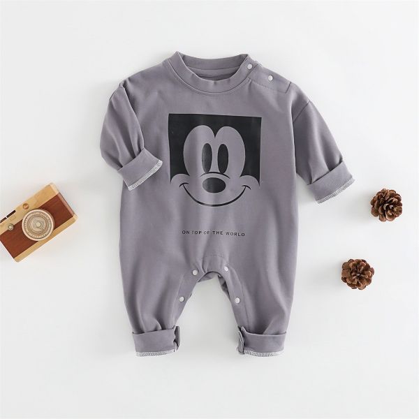 預購秋款男女童米奇連身衣尺寸66-100 