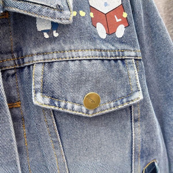 預購秋款男童熊熊牛仔外套尺寸100-150 