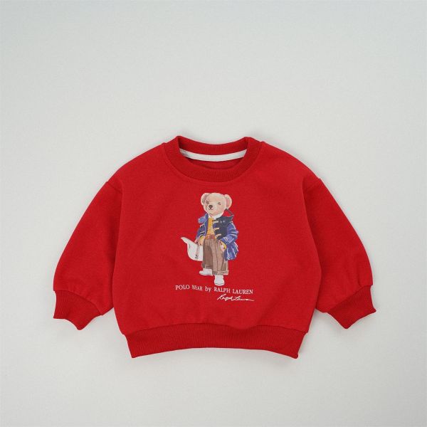 現貨秋款男女童美式熊熊上衣 尺寸90-130附實拍 