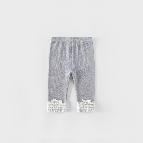 預購秋款女童兔兔蝴蝶結網紗套裝尺寸73-120 