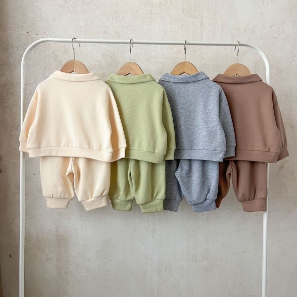 預購秋款男女童卡通套裝尺寸73-120 