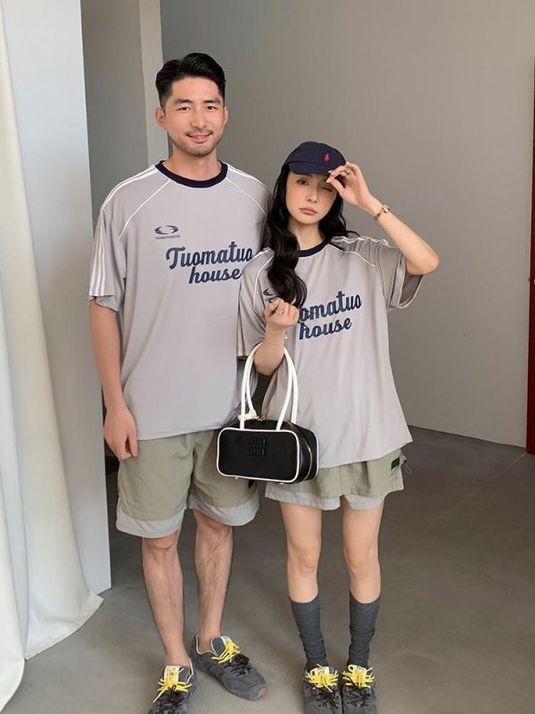 預購夏款戶外穿搭帥氣寬鬆親子裝 