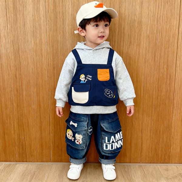 預購日單男女童原田手足帽T上衣尺寸90-130 