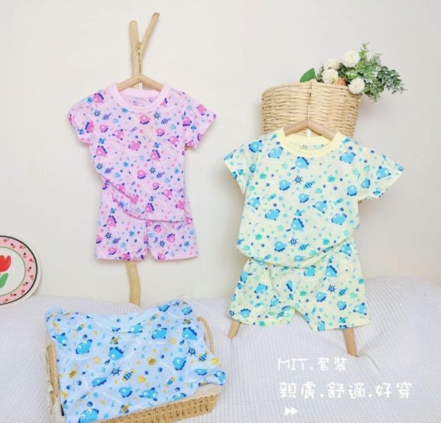 現貨台灣製海底世界套裝局家服 