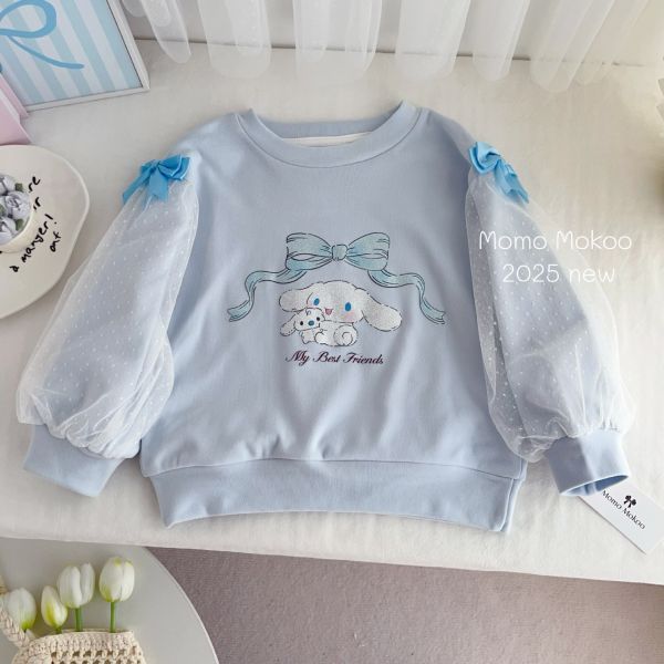 預購秋款女童可愛卡通上衣尺寸100-140 