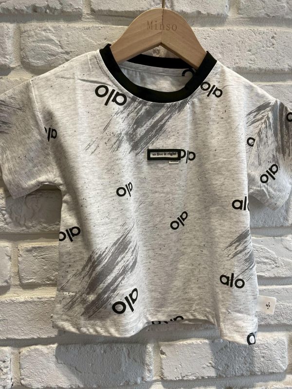 2648現貨夏款男童小標alo上衣尺寸90-130 