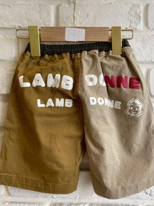 261956-2現貨夏款男童日系原田卡色拼色短褲尺寸90-130 