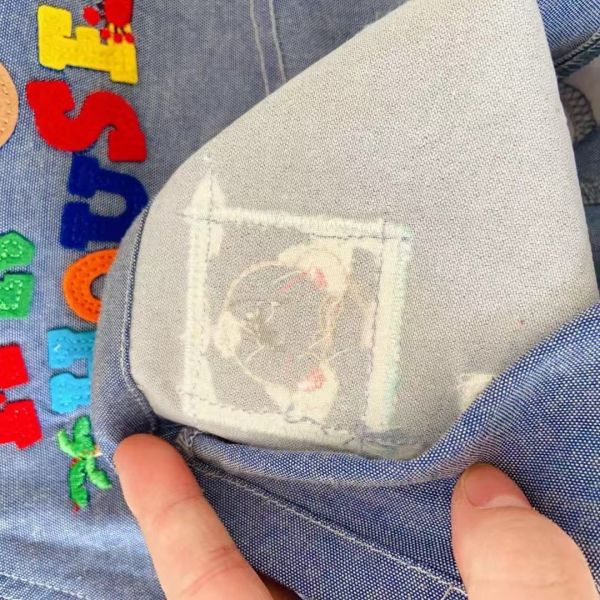 【預購】夏款-日單男女童刺繡熊熊吊帶褲 
