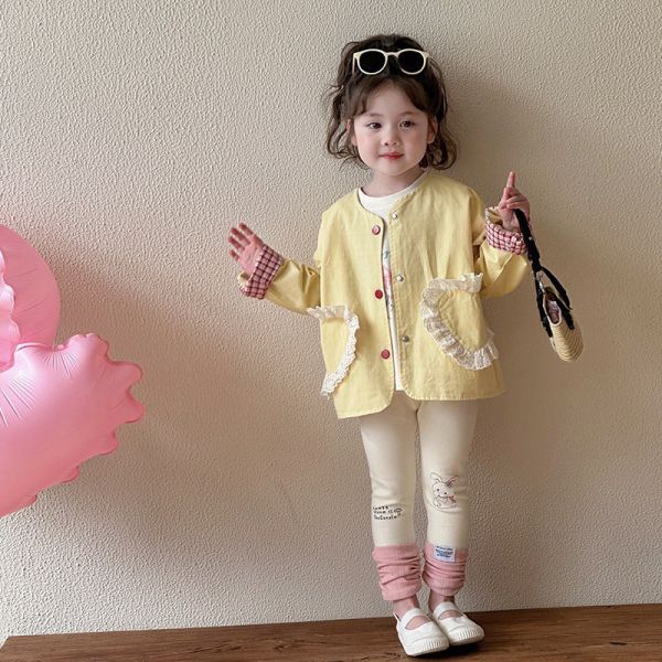 預購秋款男女童風衣外套尺寸80-130 