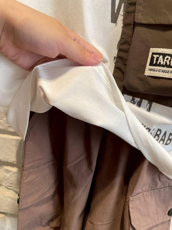 8026現貨夏款男童森林系酷帥工裝套裝尺寸110-150 