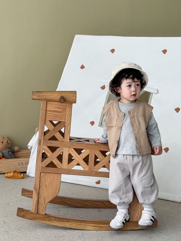 預購秋款男女童動物背心尺寸73-120 