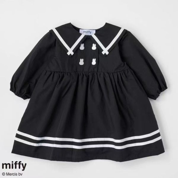 預購秋款女童日系米菲兔洋裝尺寸90-140 