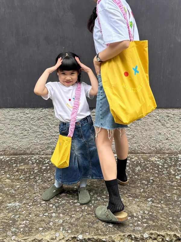 預購夏款彩繪彩色滿版愛心親子裝 