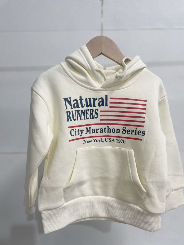 現貨冬款男女童美式字母薄絨帽T上衣尺寸05-17 