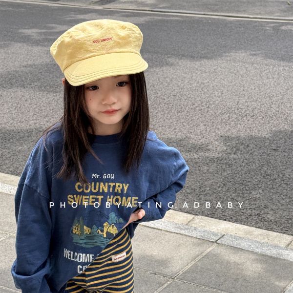 預購秋款男女童小房子百搭上衣尺寸80-130 